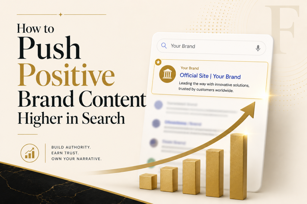 How to Push Positive Brand Content Higher in Search