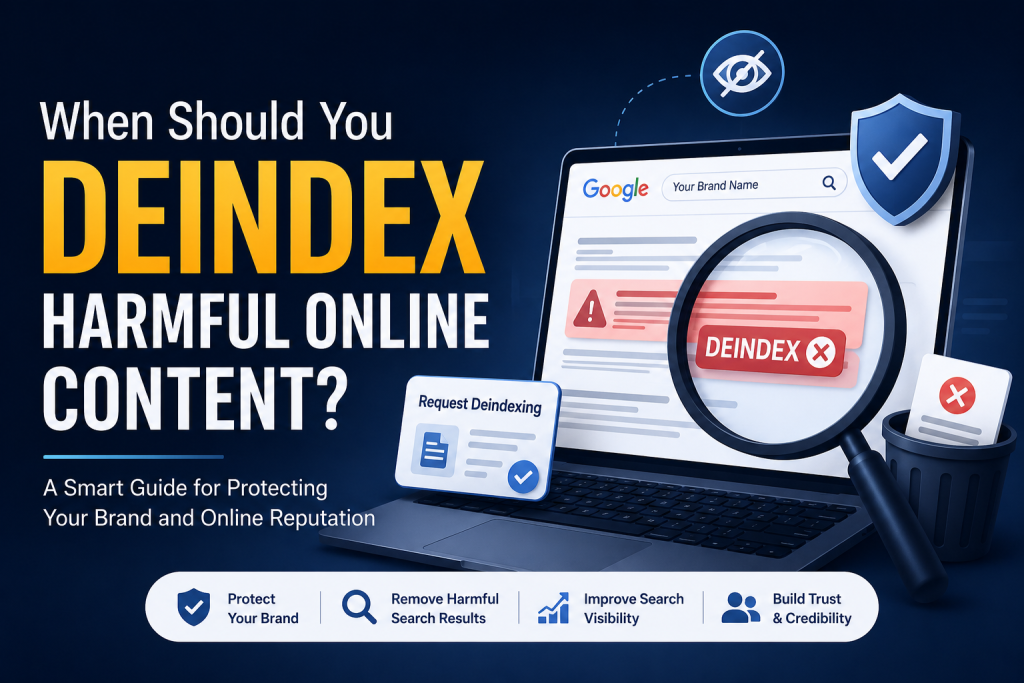 When Should You Deindex Harmful Online Content?