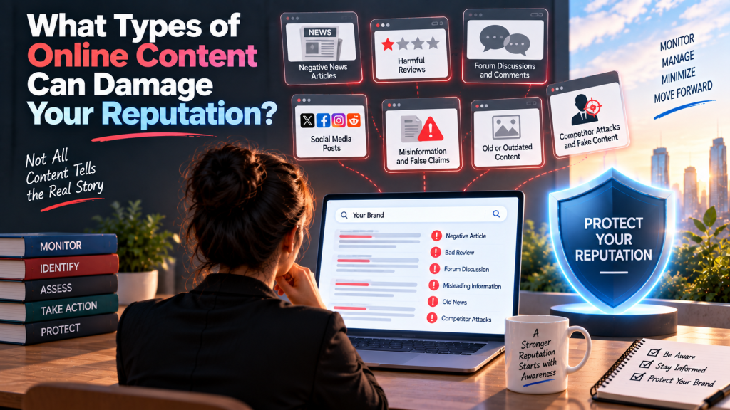 what types of online content can damage your reputation